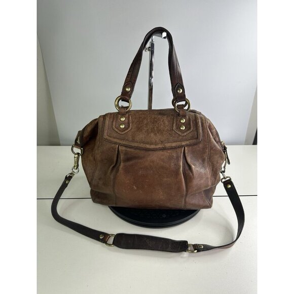 DISTRESSED Coach VTG Madison Claire Handbag Leather Brown 14334 - Picture 4 of 13